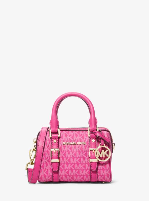 Damske Spojková Taška Michael Kors Bedford Legacy Extra-Small Logo Duffle Ruzove - Kabelky Michael Kors Sleva | QTVAH-4180